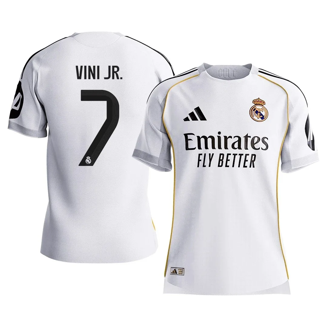 Real Madrid 2025/26 Home Jersey – Vinicius Jr #7 (Player Version)