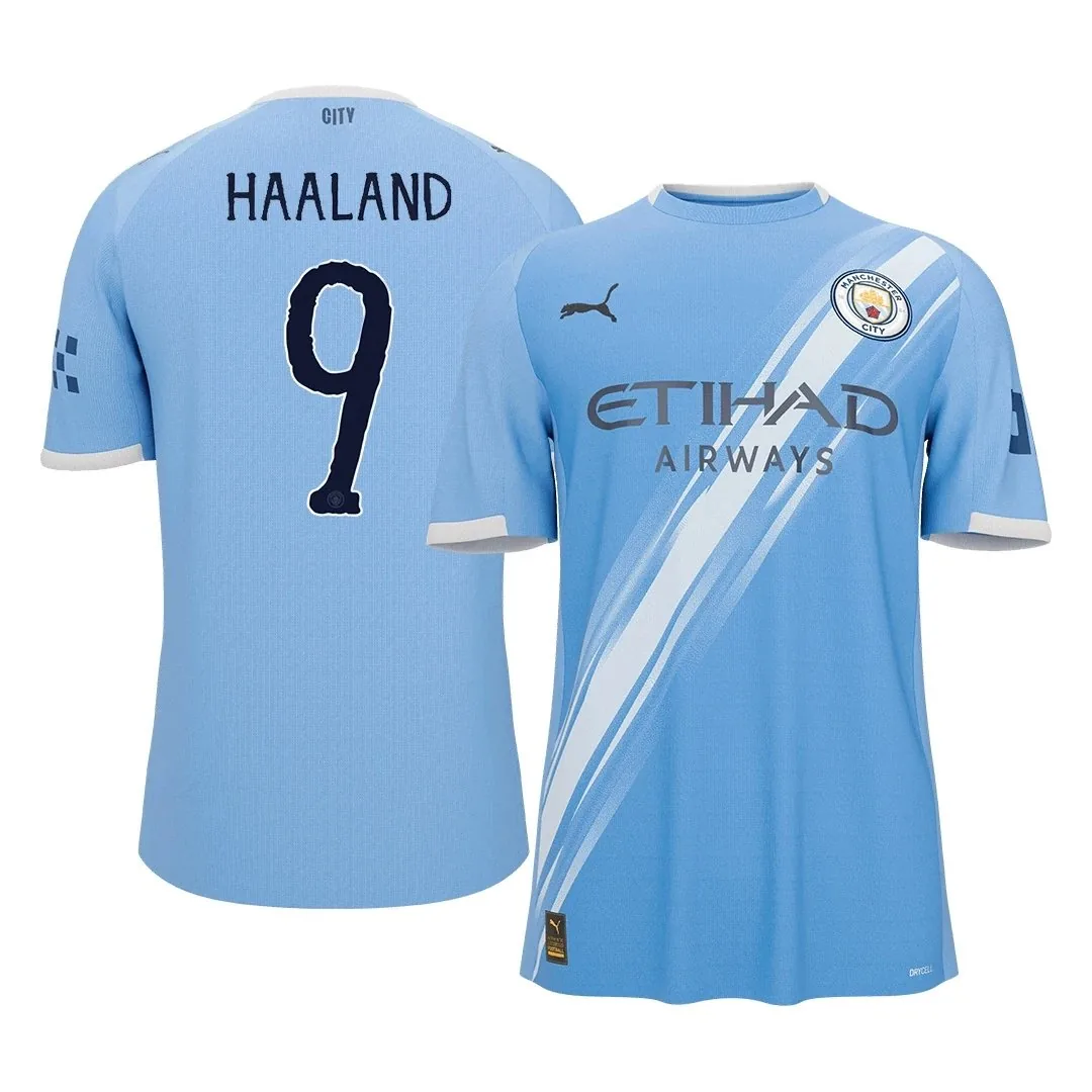Manchester City 2025/26 Home Jersey – Haaland #9