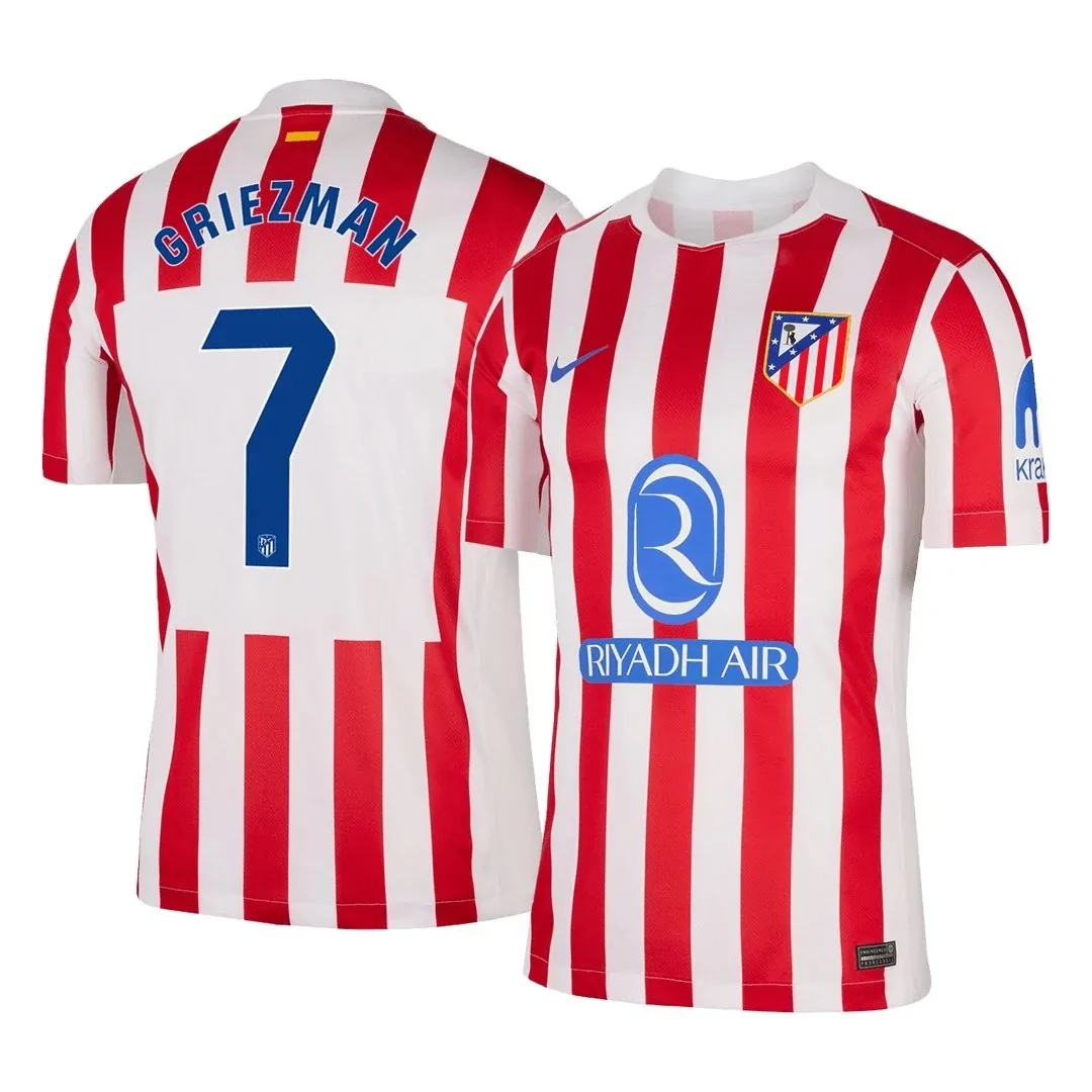 Atletico Madrid 2025/26 Home Jersey – Griezmann #7