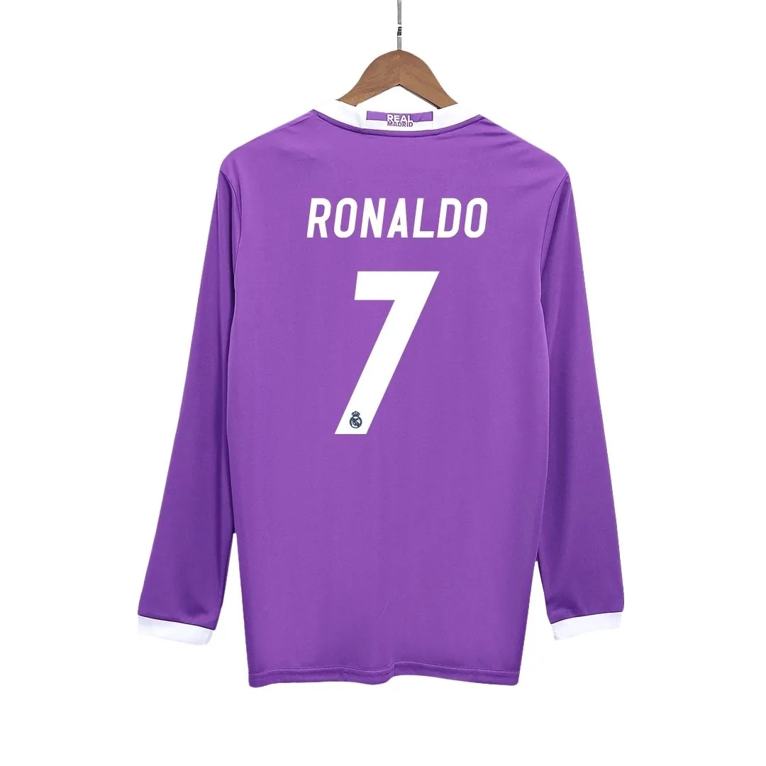 Real Madrid 2016/17 Away Jersey – Ronaldo #7 (Long Sleeve)