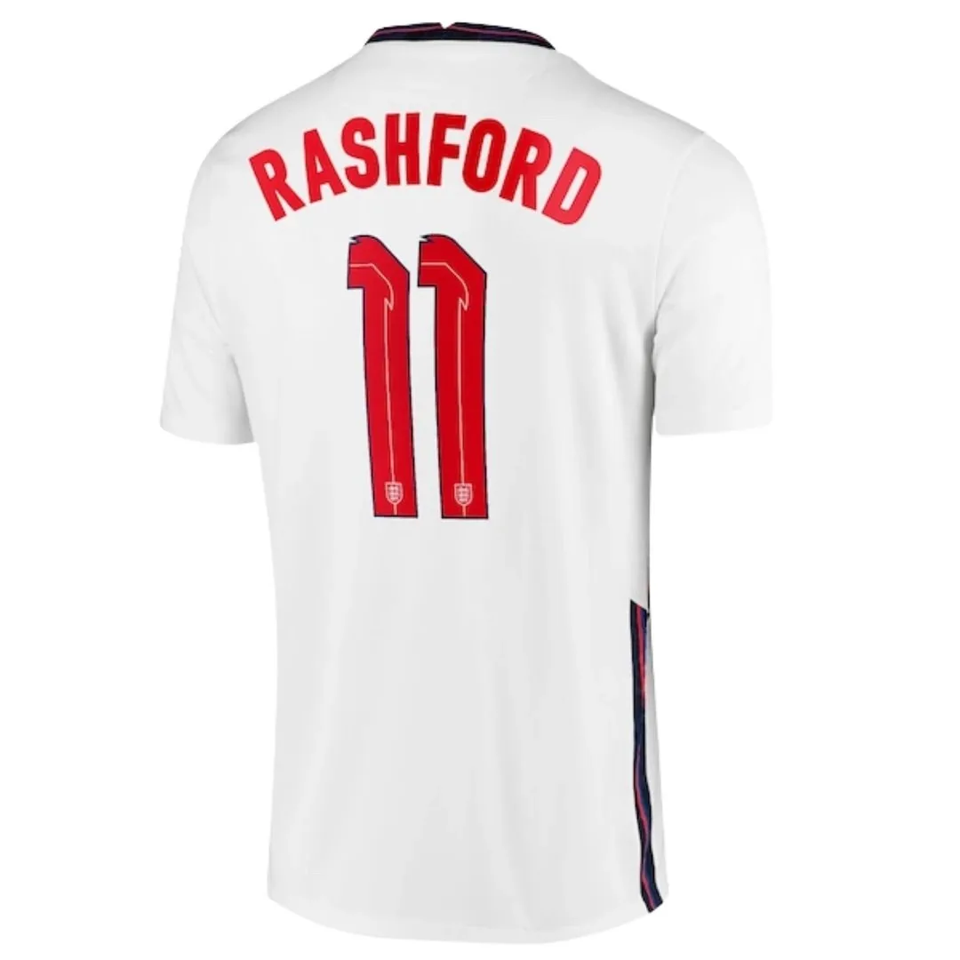 England 2020 Home Jersey – Rashford #11