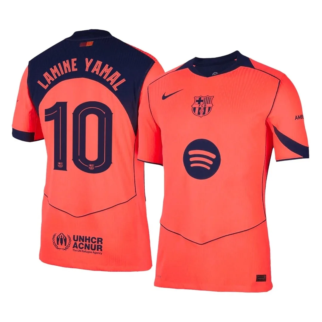 Barcelona 2025/26 Third Away Jersey – Lamine Yamal #10 (Player Version, UCL)