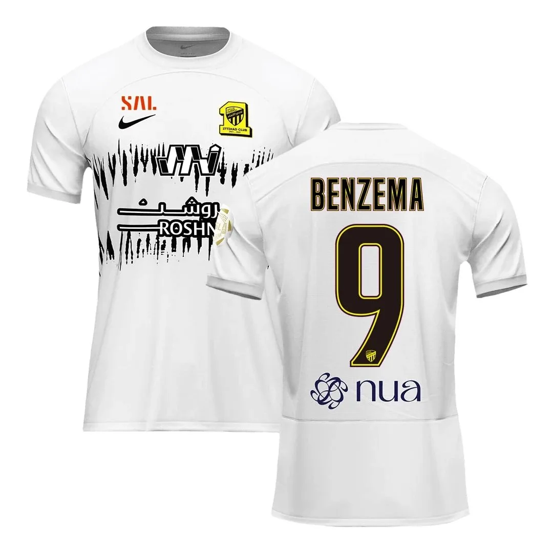 Al Ittihad 2023/24 Saudi Away Jersey – Benzema #9