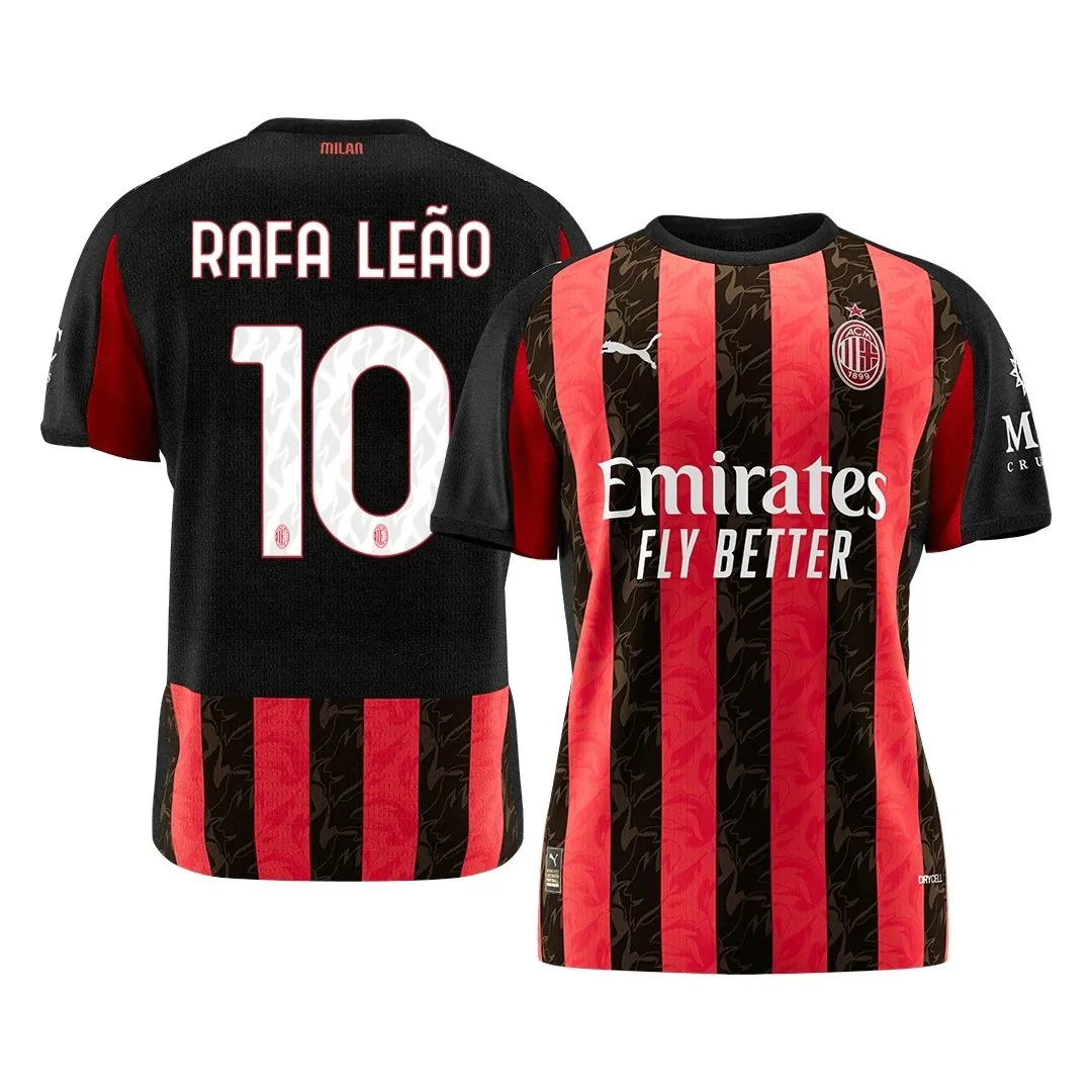 AC Milan 2025/26 Home Jersey – Leao #10