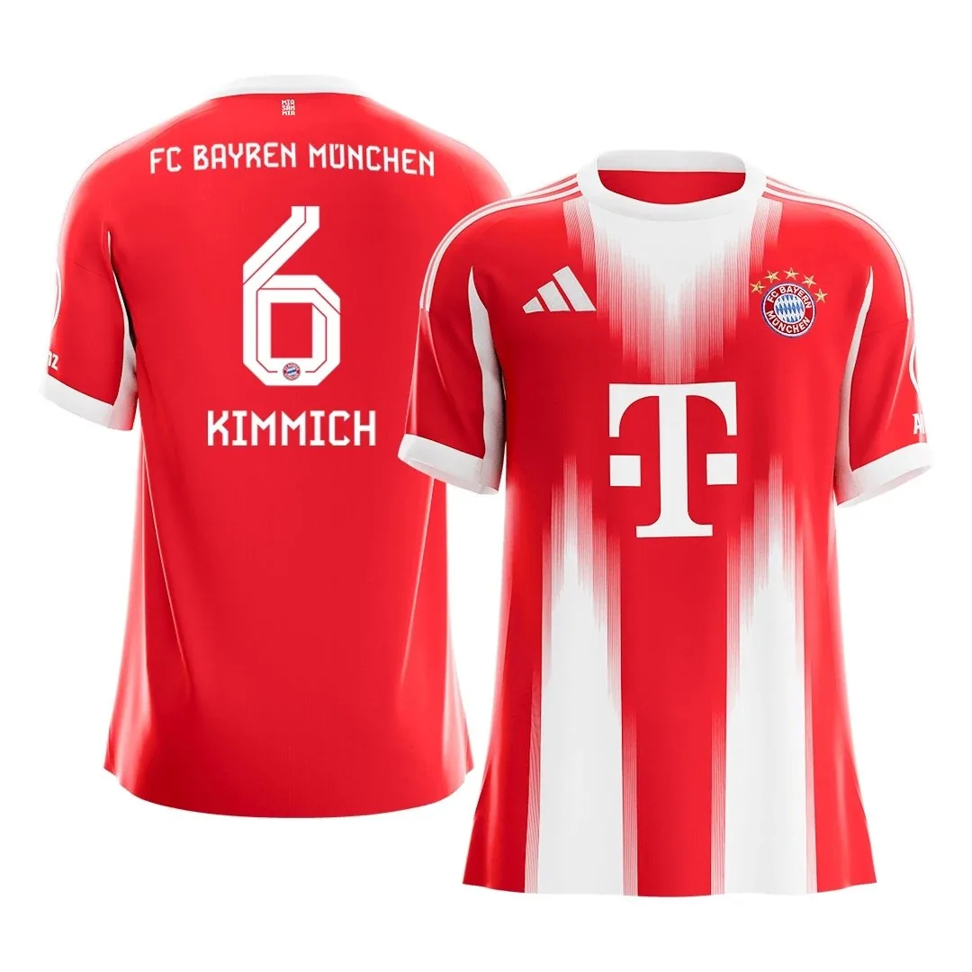 Bayern Munich 2025/26 Home Jersey – Kimmich #6