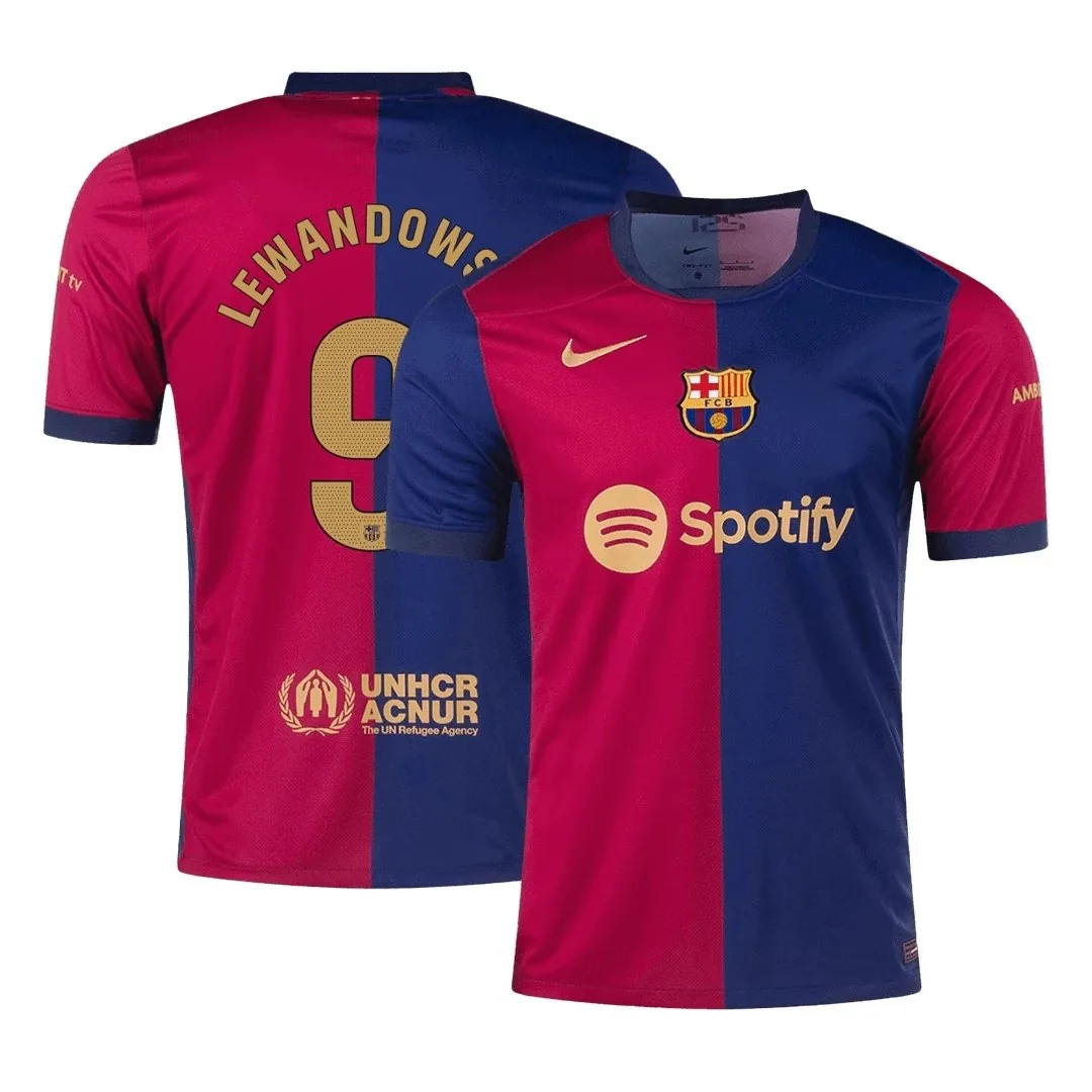 Barcelona 2024/25 Home Jersey – Gavi #6