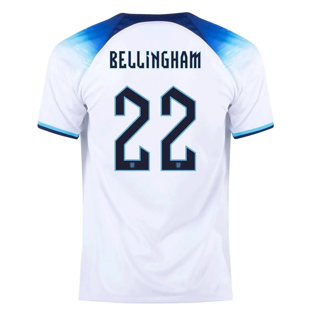 England 2022 Home Jersey – Bellingham #22