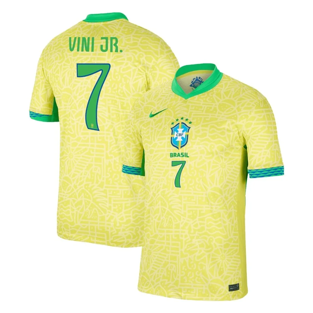 Brazil 2024 Home Jersey – Vinicius Jr #7