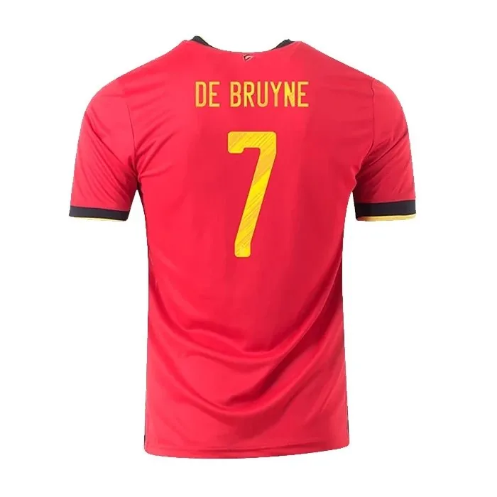 Belgium 2020 Home Jersey – De Bruyne #7