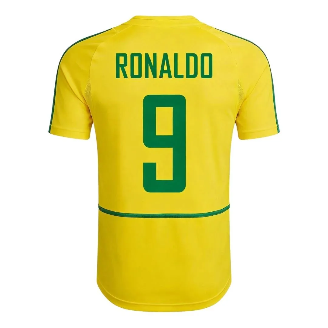 Brazil 2002/03 Home Jersey – Ronaldo #9