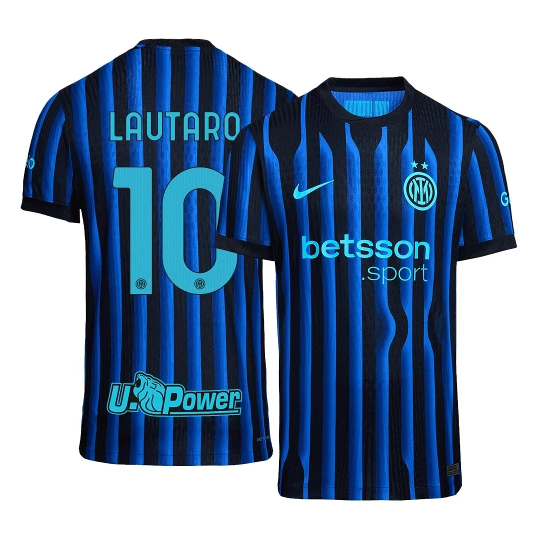 Inter Milan 2025/26 Home Jersey – Lautaro #10 (Player Version, Authentic)