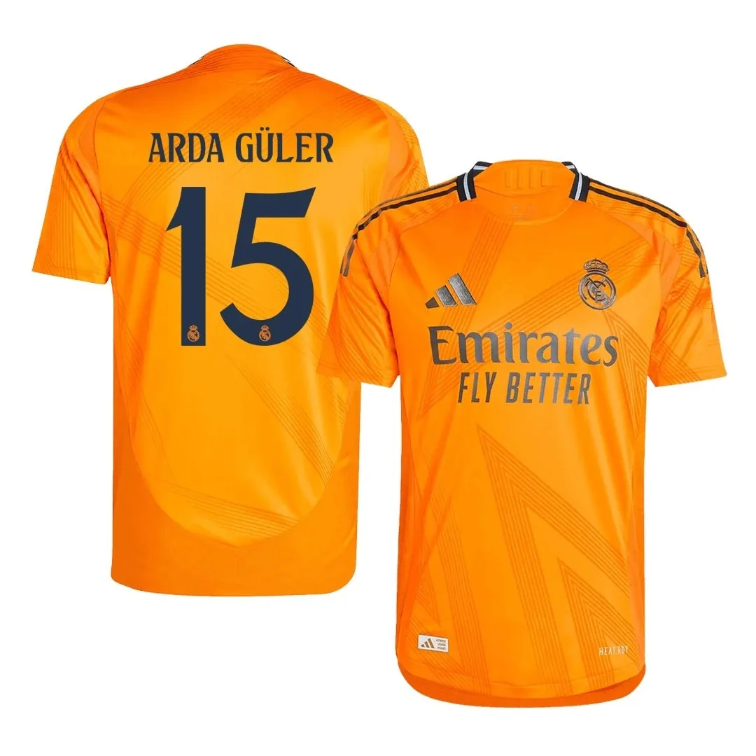 Real Madrid 2024/25 Away Jersey – Arda Guler #15 (Player Version)