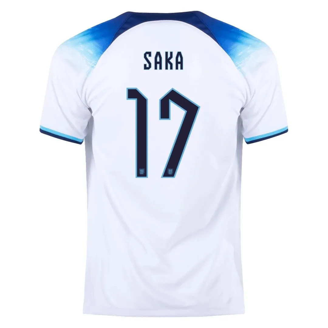 England 2022 Home Jersey – Saka #17