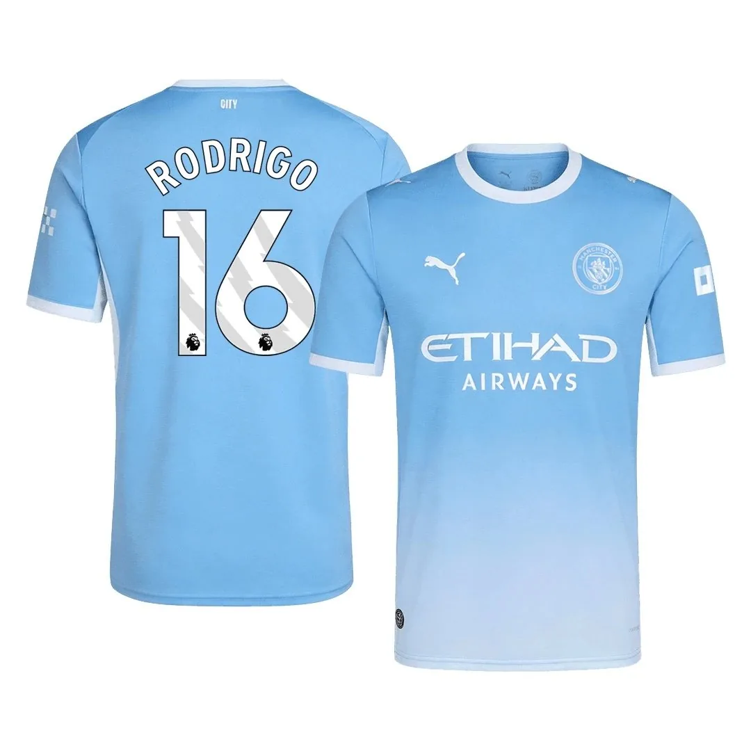 Manchester City 2026/27 Home Jersey – Rodrigo #16