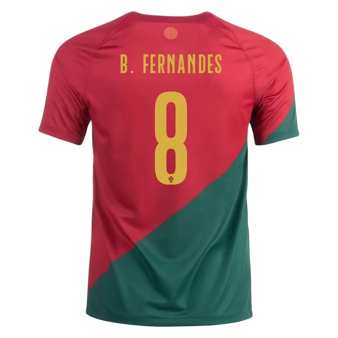 Portugal 2022 Home Jersey – Bruno Fernandes #8