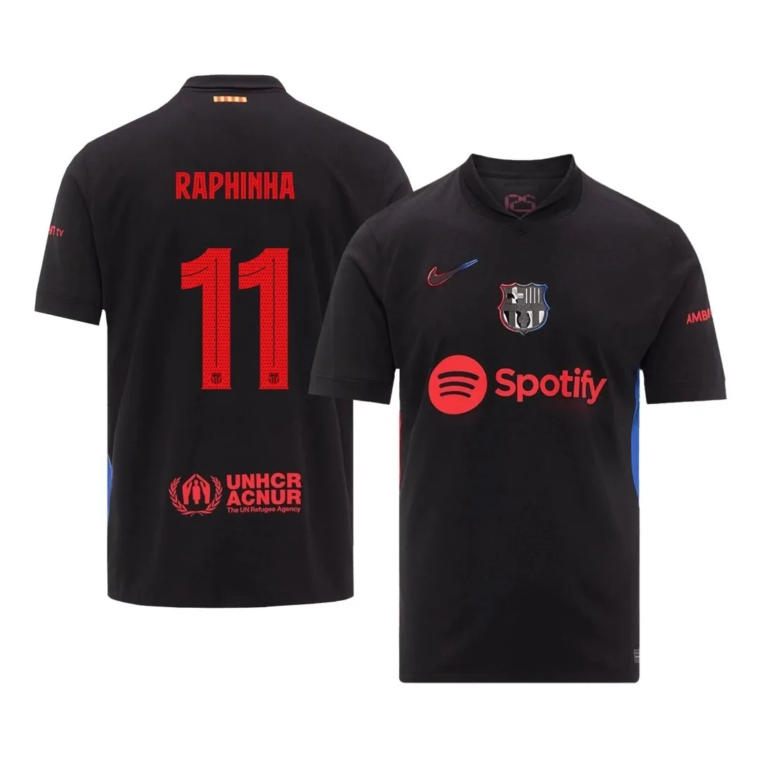 Barcelona 2024/25 Away Jersey – Raphinha #11 (UCL)