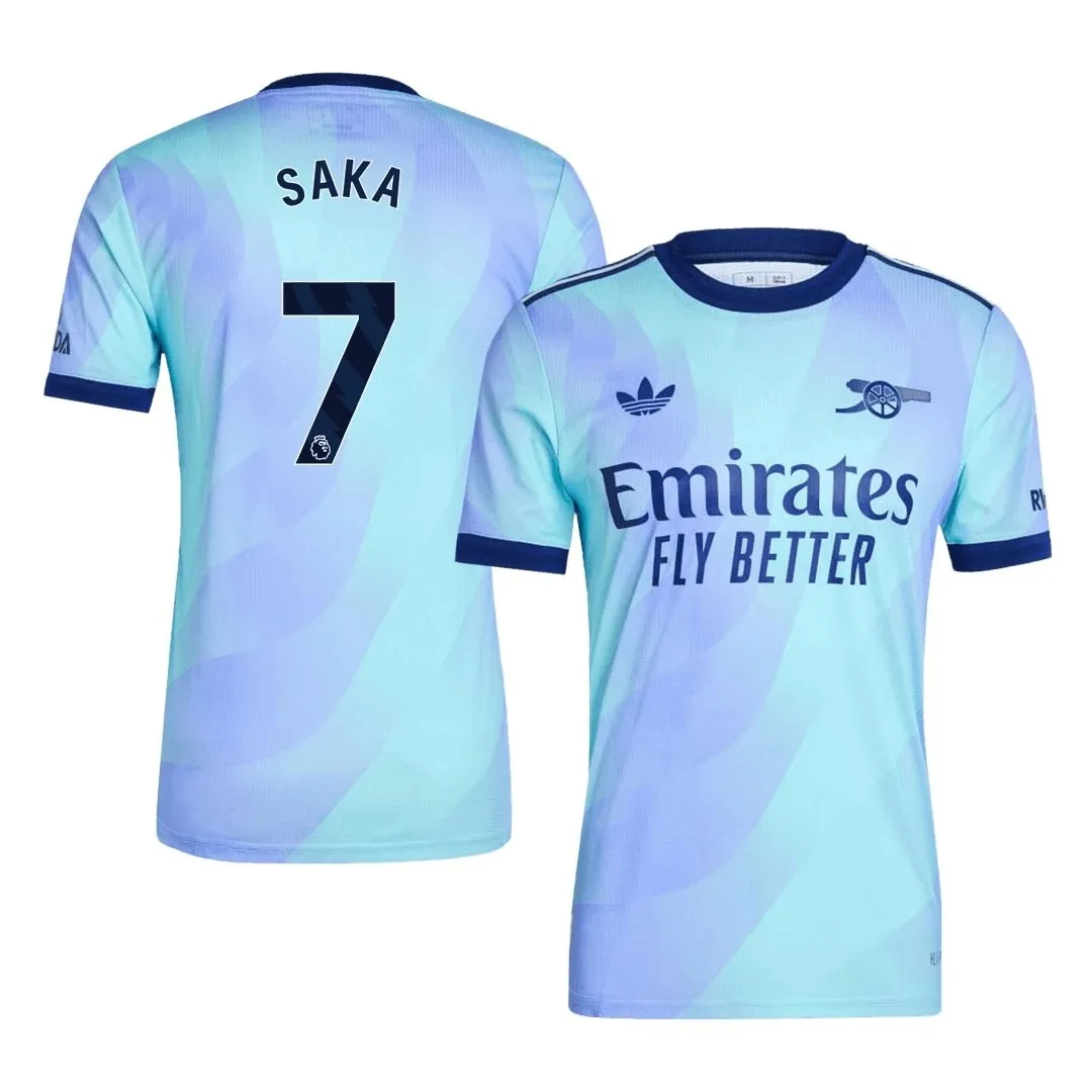 Arsenal 2024/25 Third Away Jersey – Saka #7 (Player Version)
