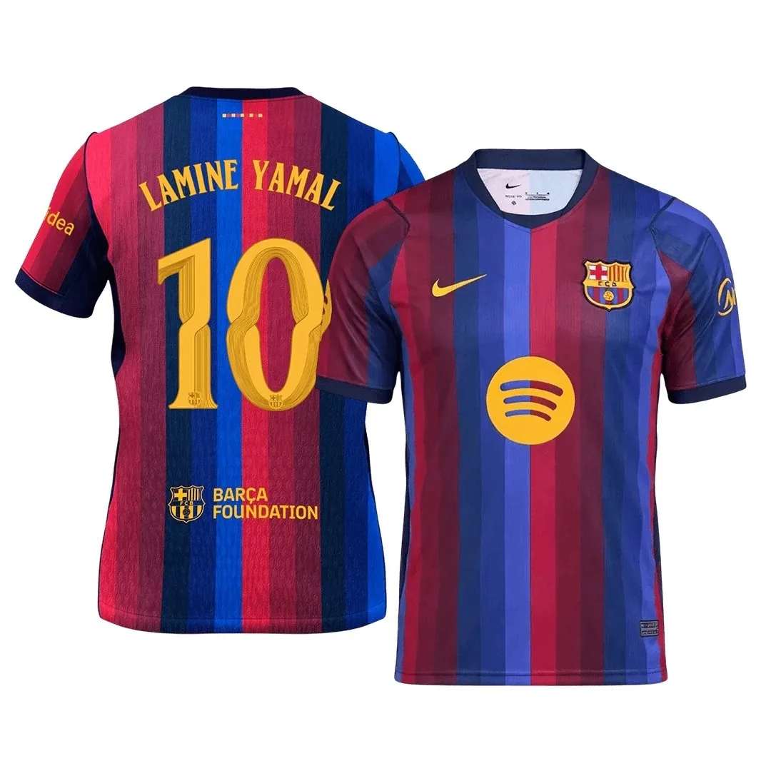 Barcelona 2026/27 Home Jersey – Lamine Yamal #10 (UCL)