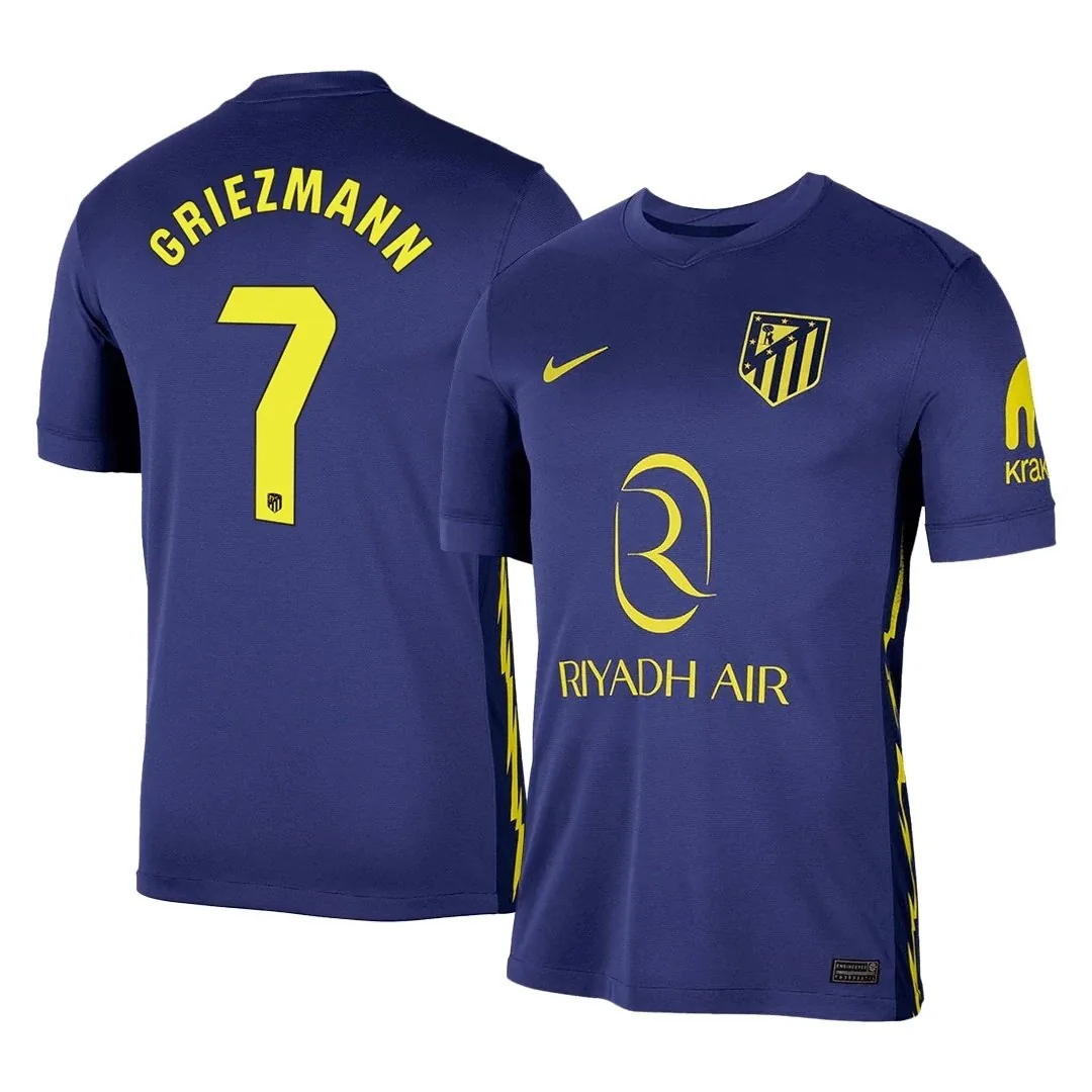 Atletico Madrid 2025/26 Away Jersey – Griezmann #7