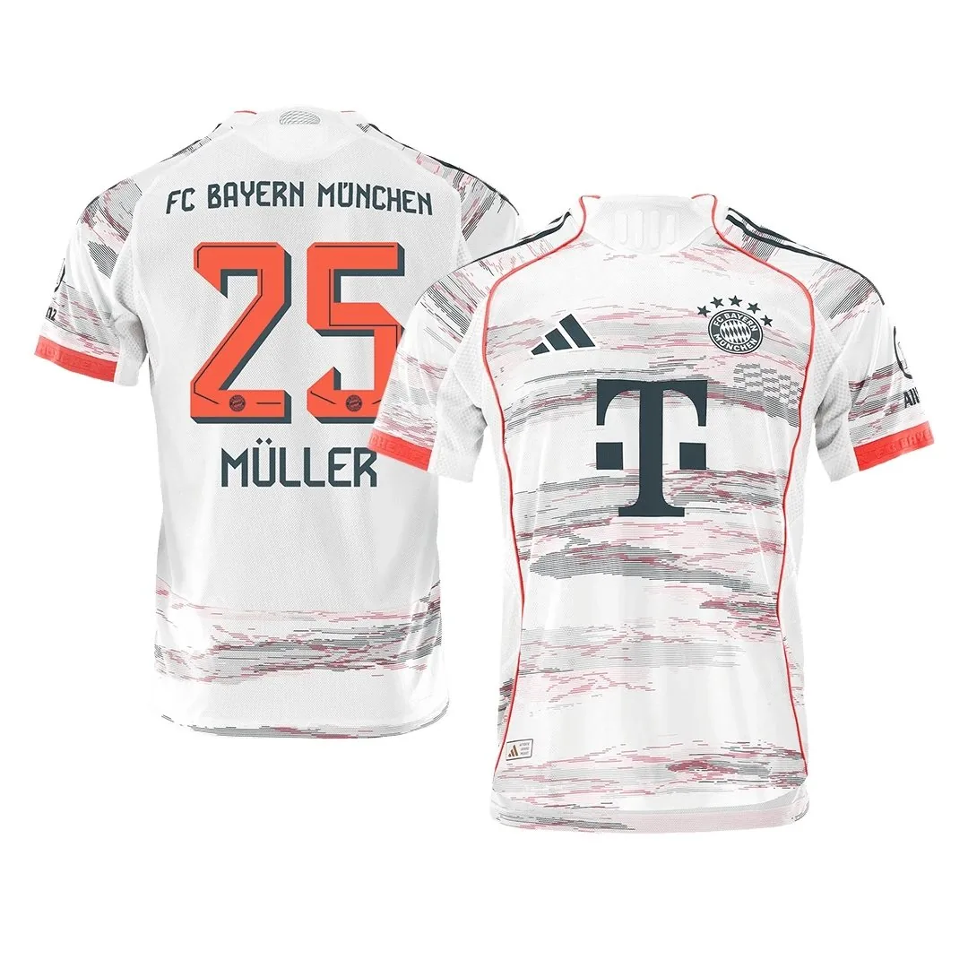 Bayern Munich 2025/26 Away Jersey – Muller #25 (Player Version)