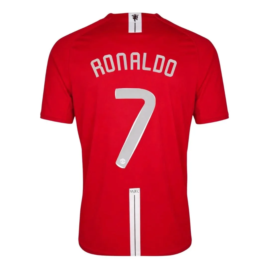 Manchester United 2007/08 Home Jersey – Ronaldo #7 (UCL)