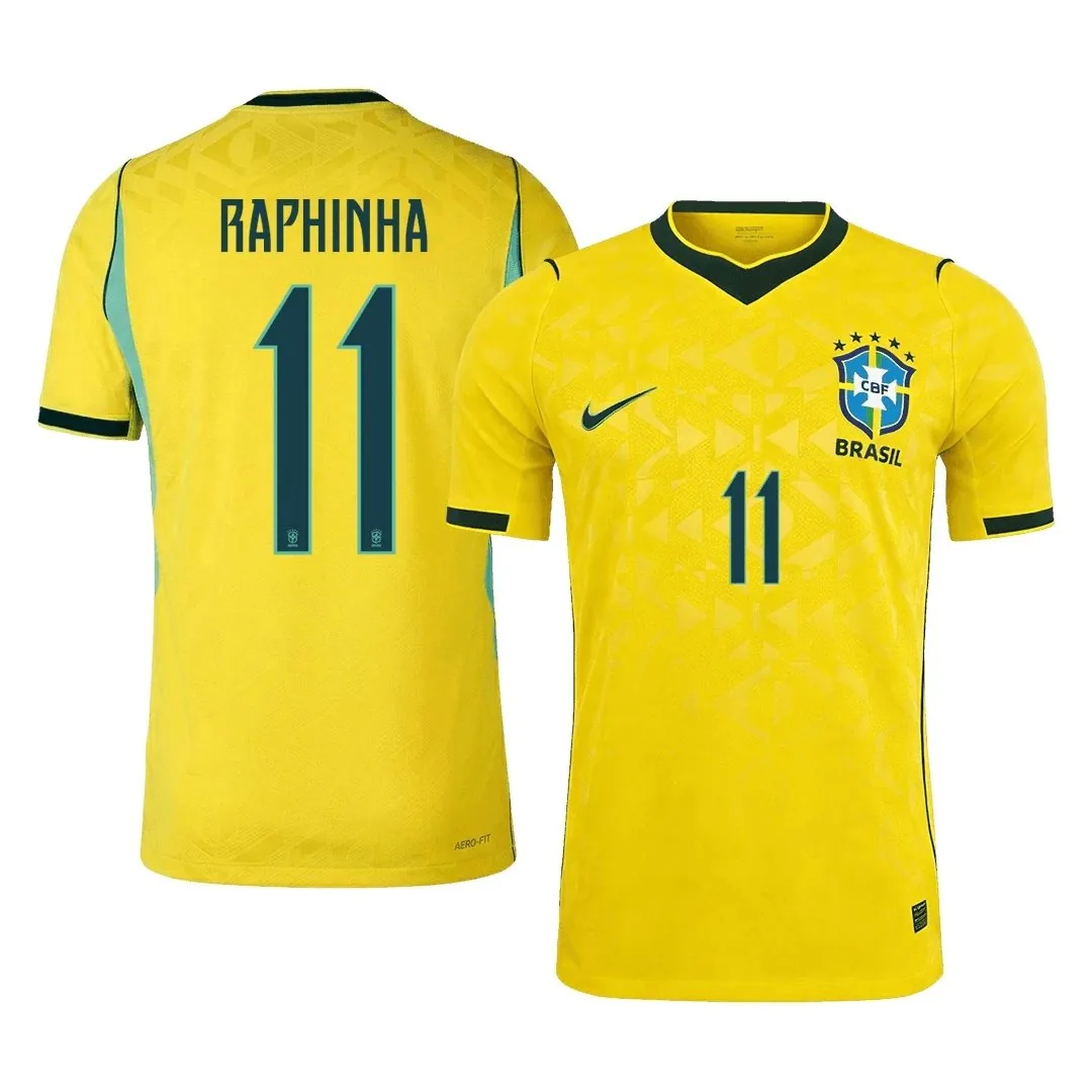 Brazil 2026 Home Jersey – Raphinha #11 (Player Version)