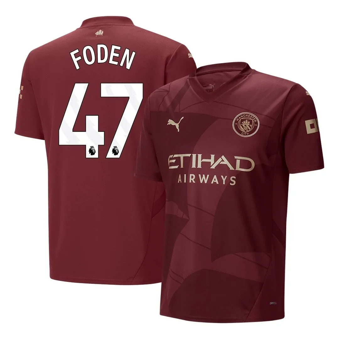 Manchester City 2024/25 Third Away Jersey – Foden #47