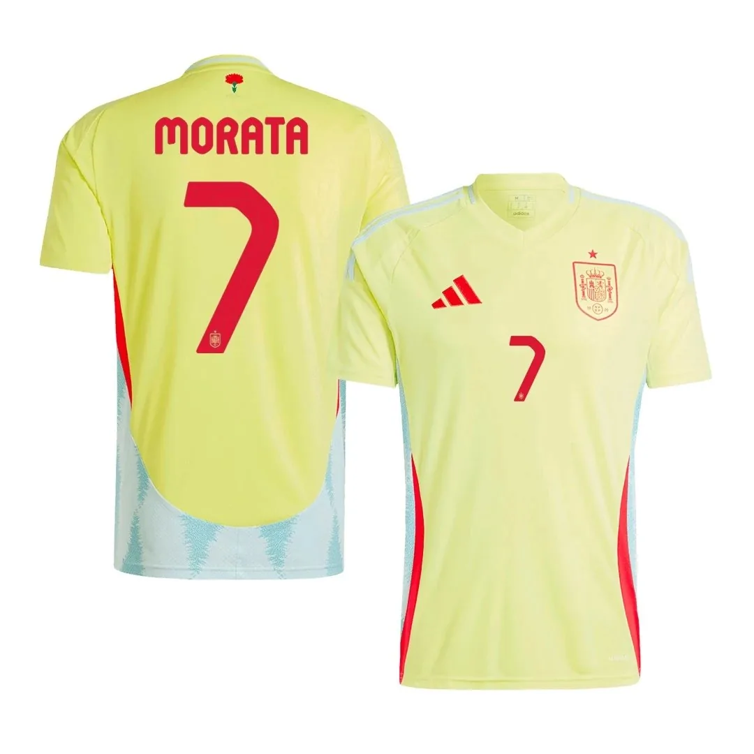 Spain 2024 Away Jersey – Morata #7