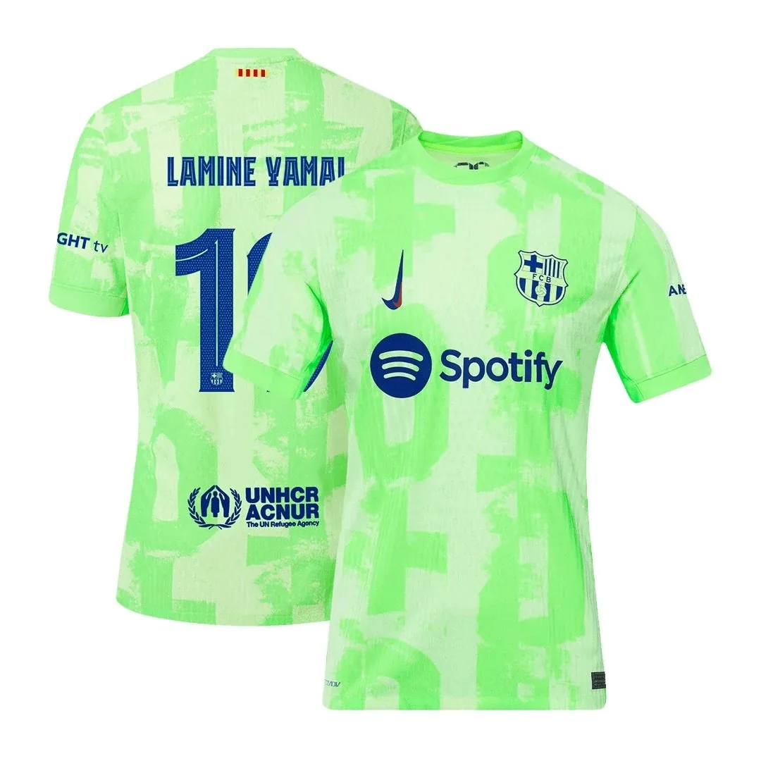Barcelona 2024/25 Third Away Jersey – Lamine Yamal #19 (Player Version, UCL)