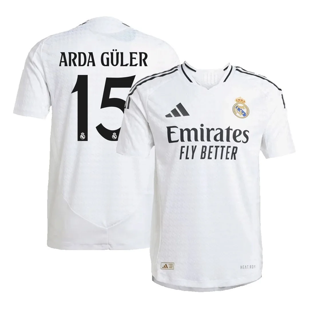 Real Madrid 2024/25 Home Jersey – Arda Guler #15 (Player Version)