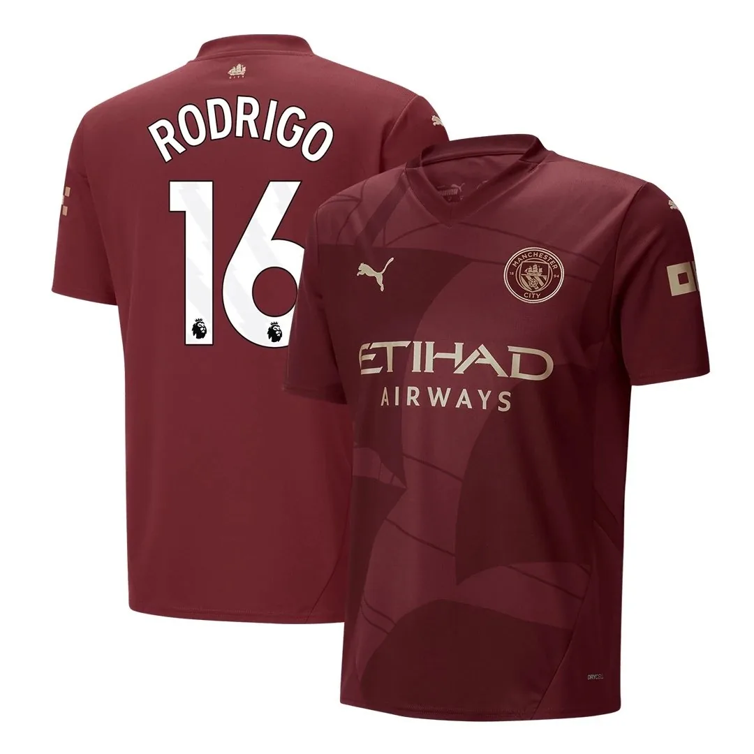 Manchester City 2024/25 Third Away Jersey – Rodrigo #16