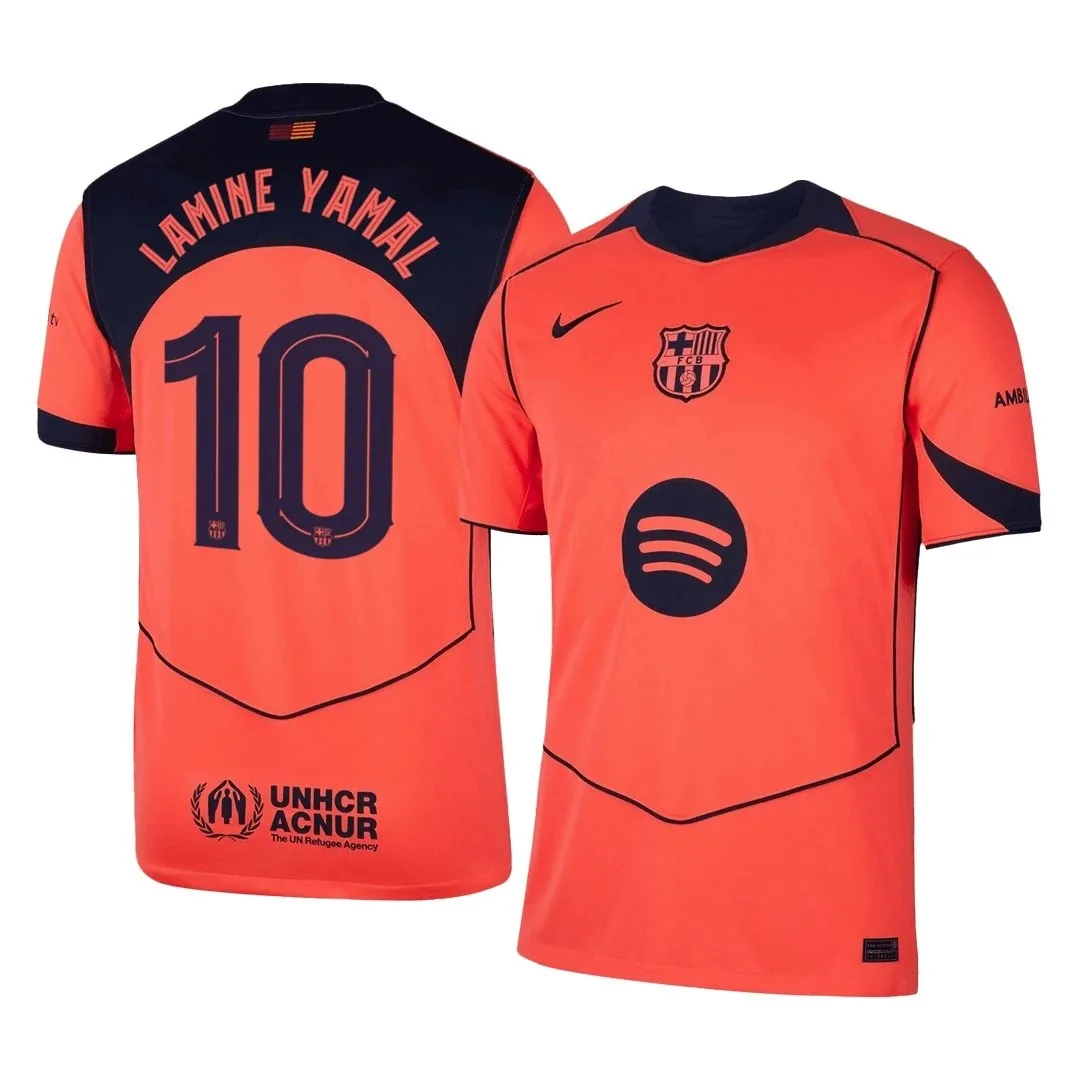 Barcelona 2025/26 Third Away Jersey – Lamine Yamal #10 (UCL)