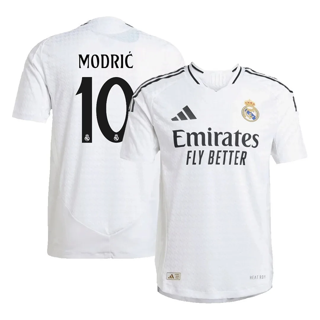Real Madrid 2024/25 Home Jersey – Modric #10 (Player Version)