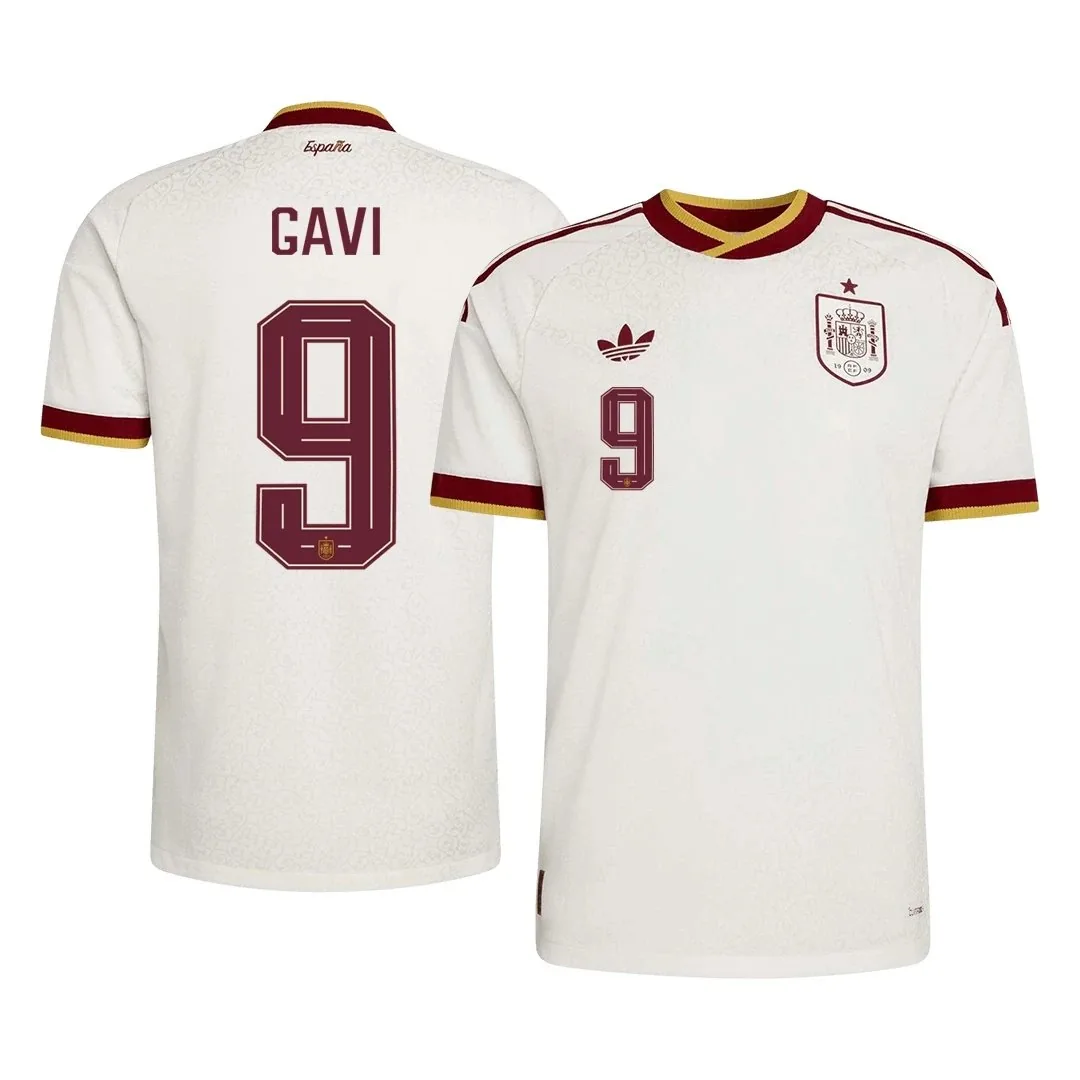 Spain 2026 Away Jersey – Gavi #9 (Player Version)