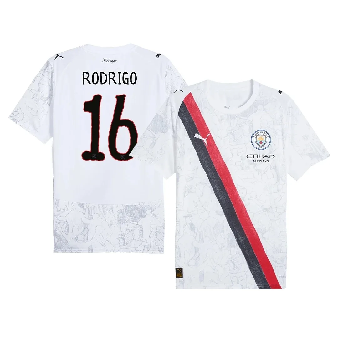 Manchester City 2025/26 Jersey – Rodrigo #16