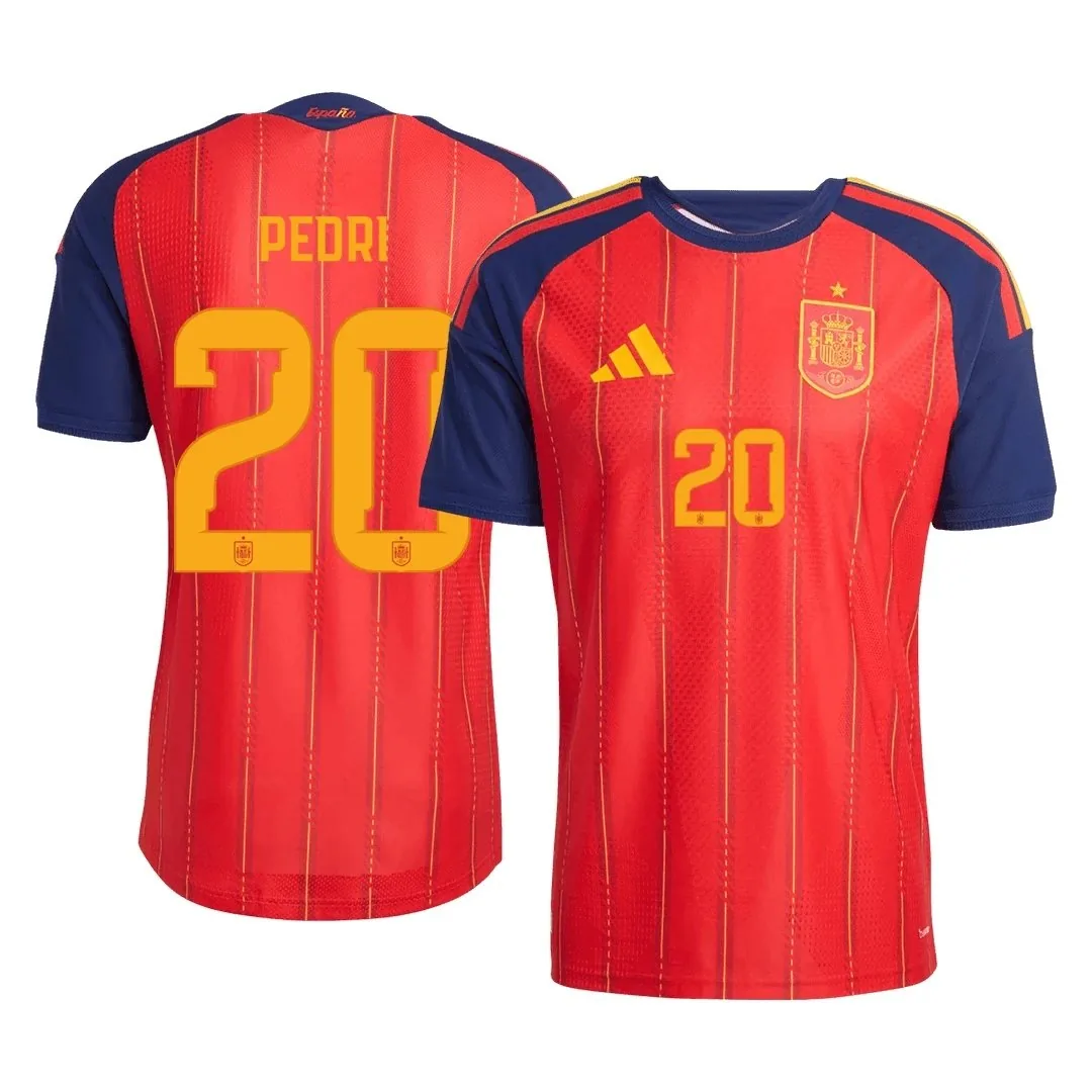 Spain 2026 Home Jersey – Pedri #20 (Player Version)