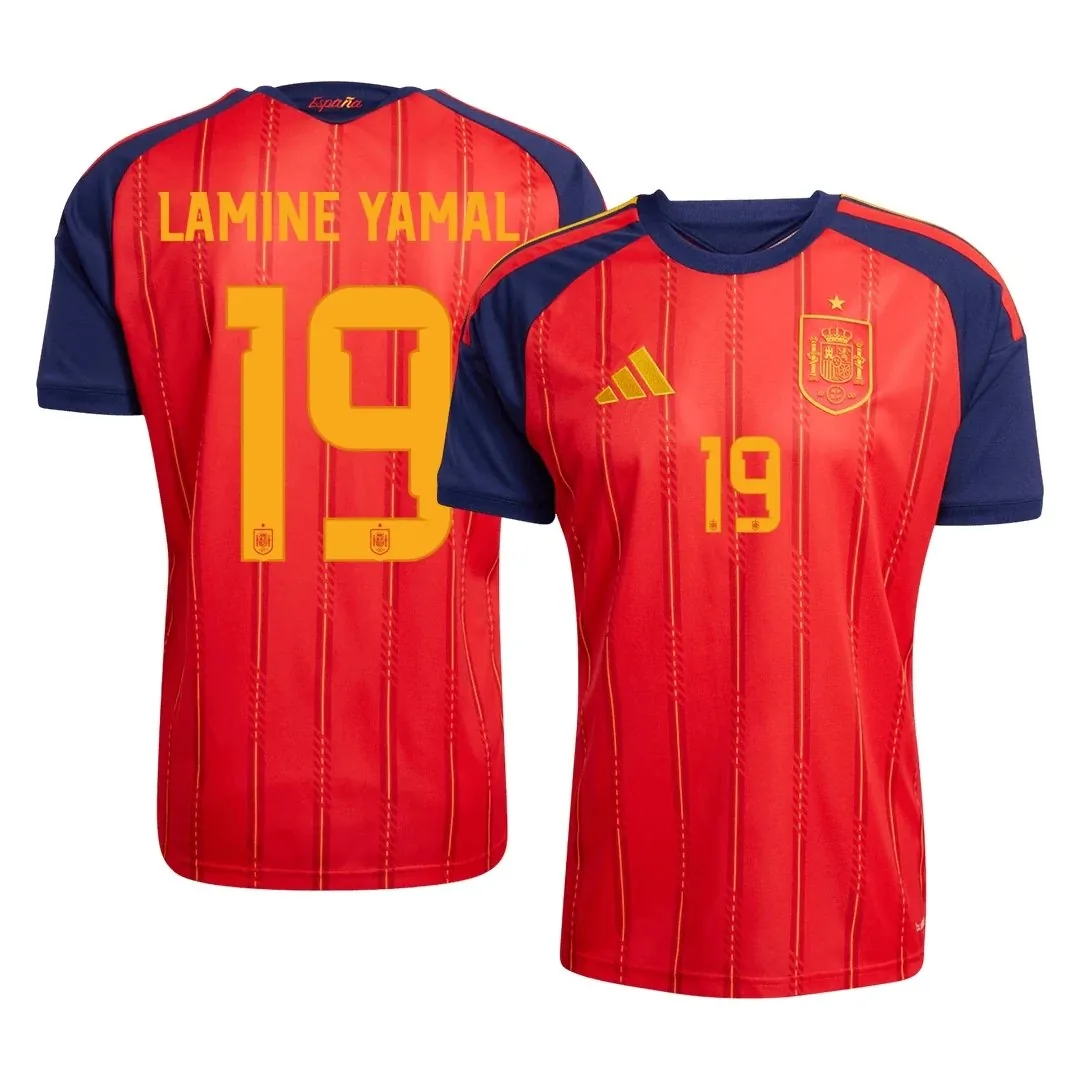 Spain 2026 Home Jersey – Lamine Yamal #19