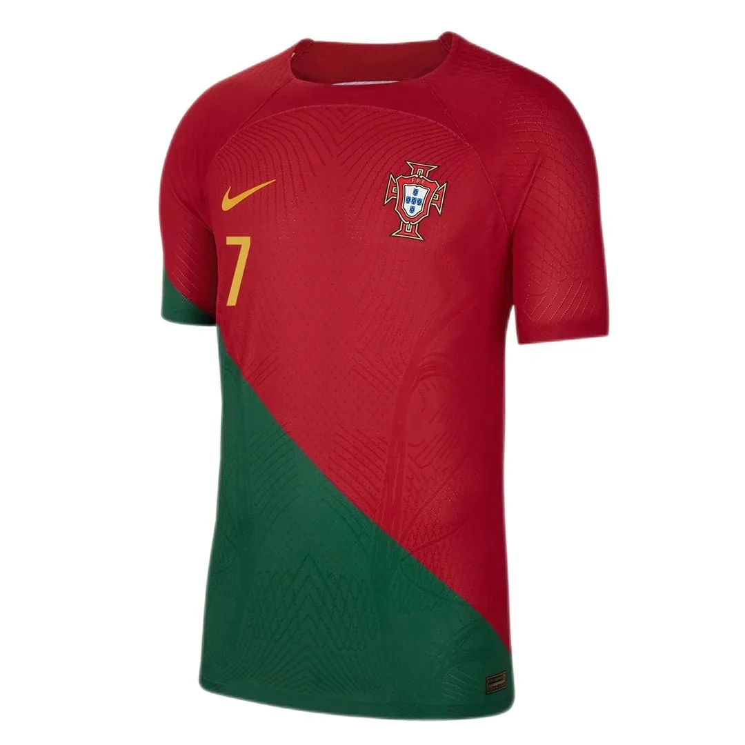 Portugal 2022 Home Jersey – Ronaldo #7 (Player Version, Authentic)