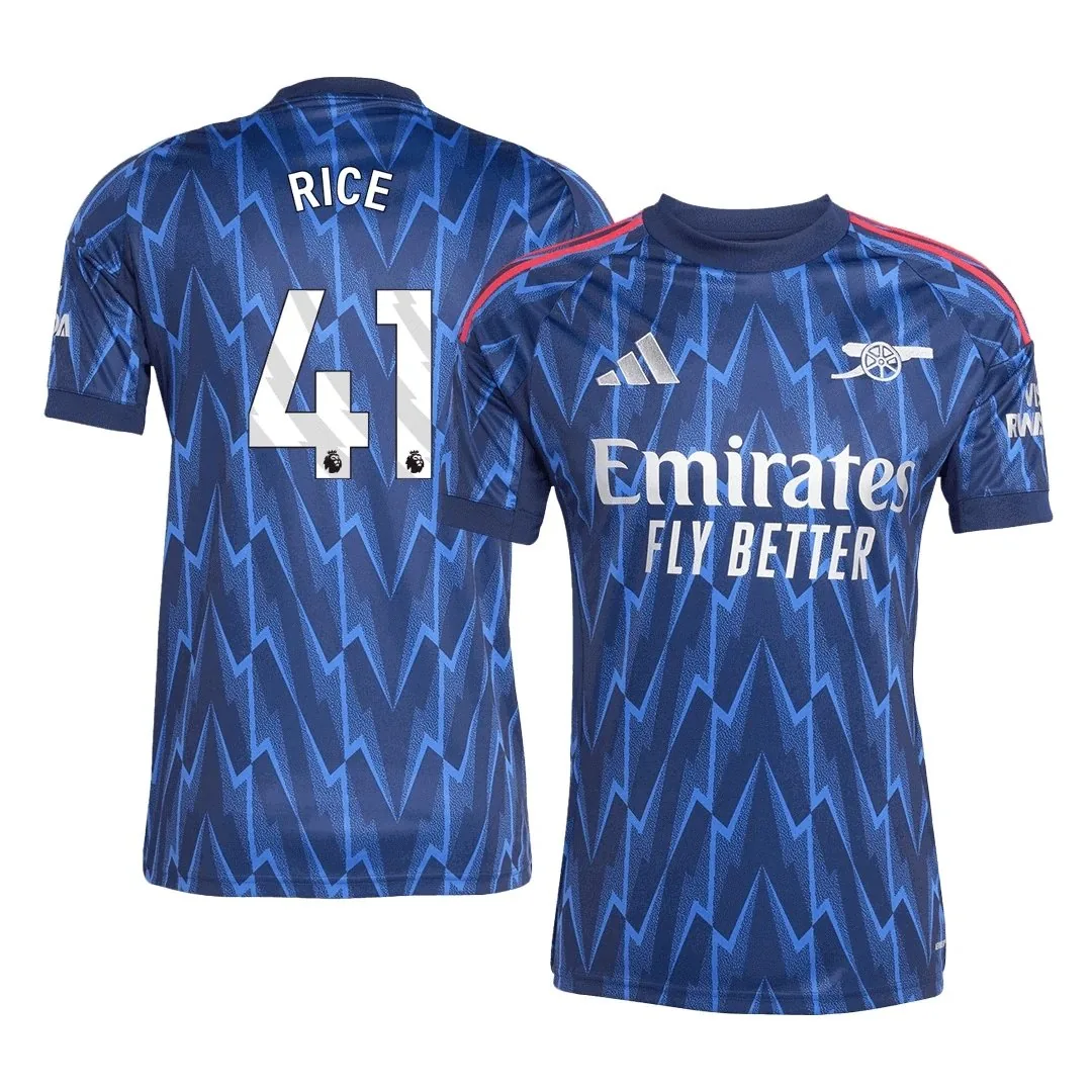 Arsenal 2025/26 Away Jersey – Rice #41