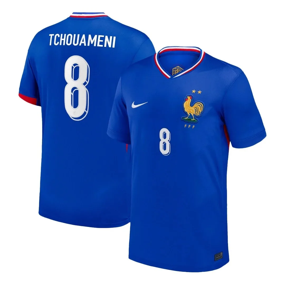 France 2024 Home Jersey – Tchouameni #8