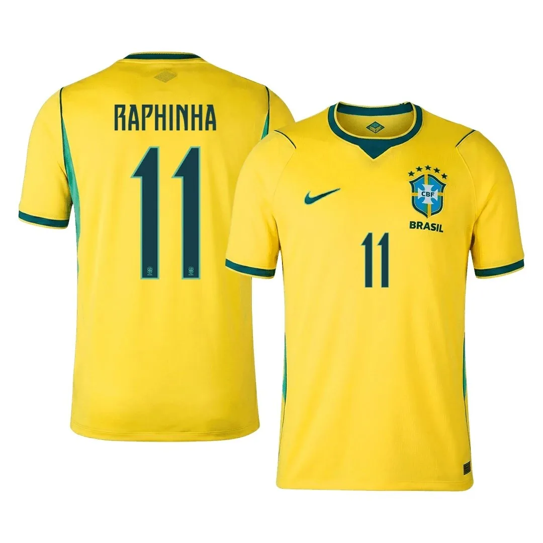 Brazil 2026 Home Jersey – Raphinha #11