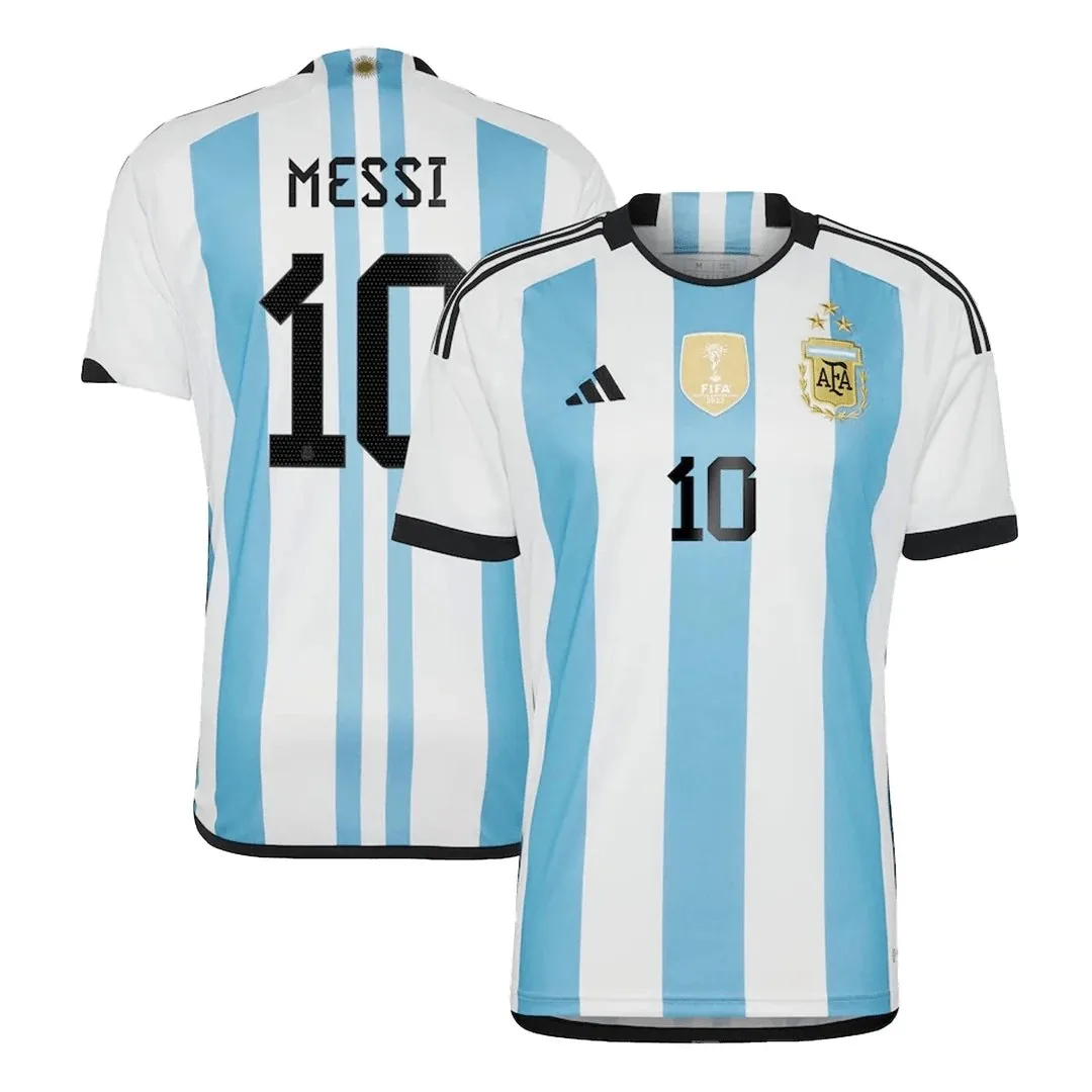 Argentina 2022 Home Jersey – Messi #10 (Champion Edition)