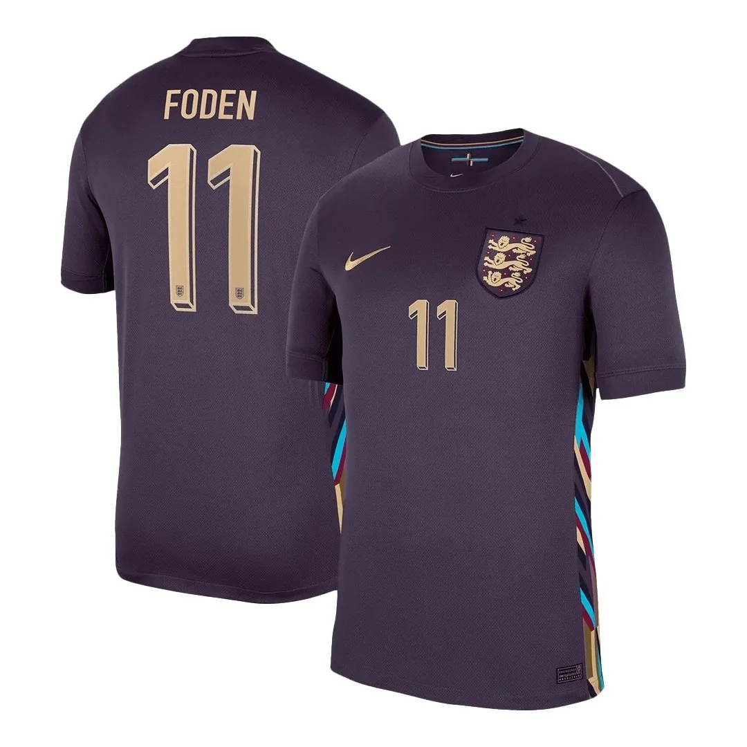 England 2024 Away Jersey – Foden #11