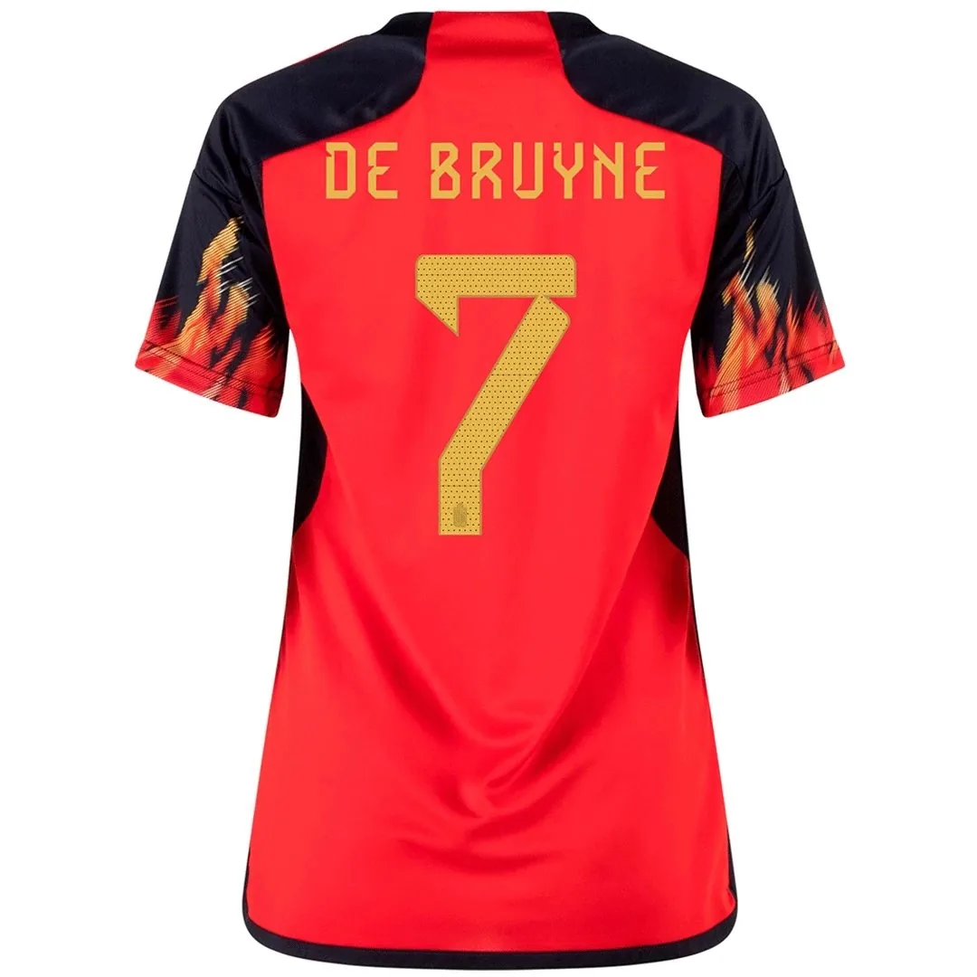 Belgium 2022 Home Jersey – De Bruyne #7