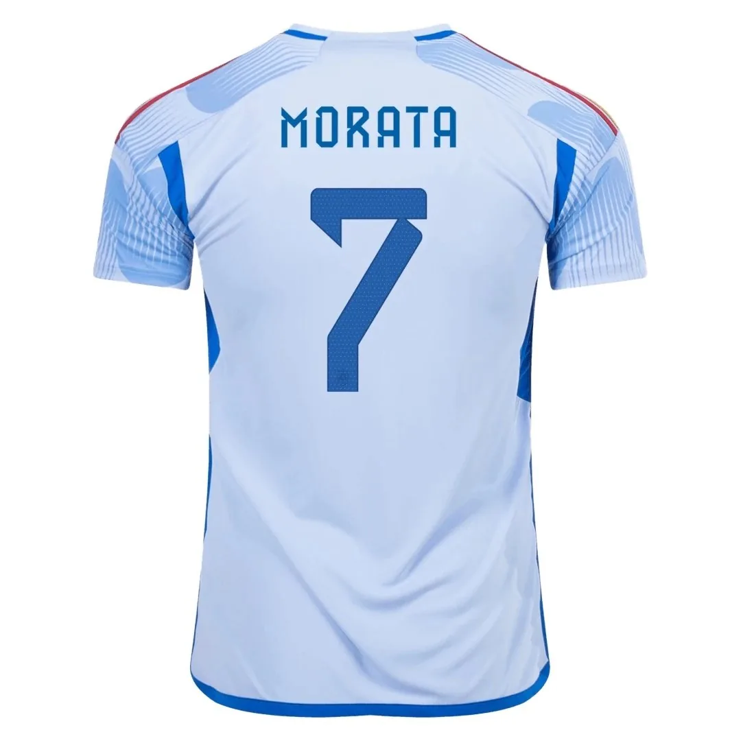 Spain 2022 Away Jersey – Morata #7