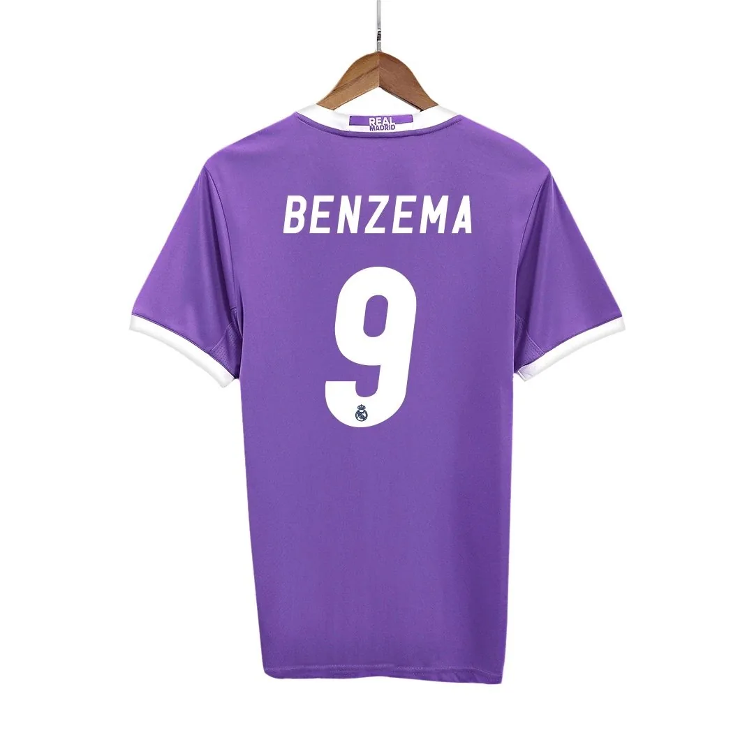 Real Madrid 2016/17 Away Jersey – Benzema #9