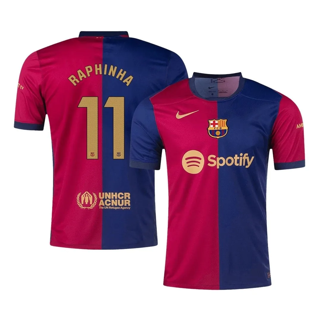 Barcelona 2024/25 Home Jersey – Raphinha #11