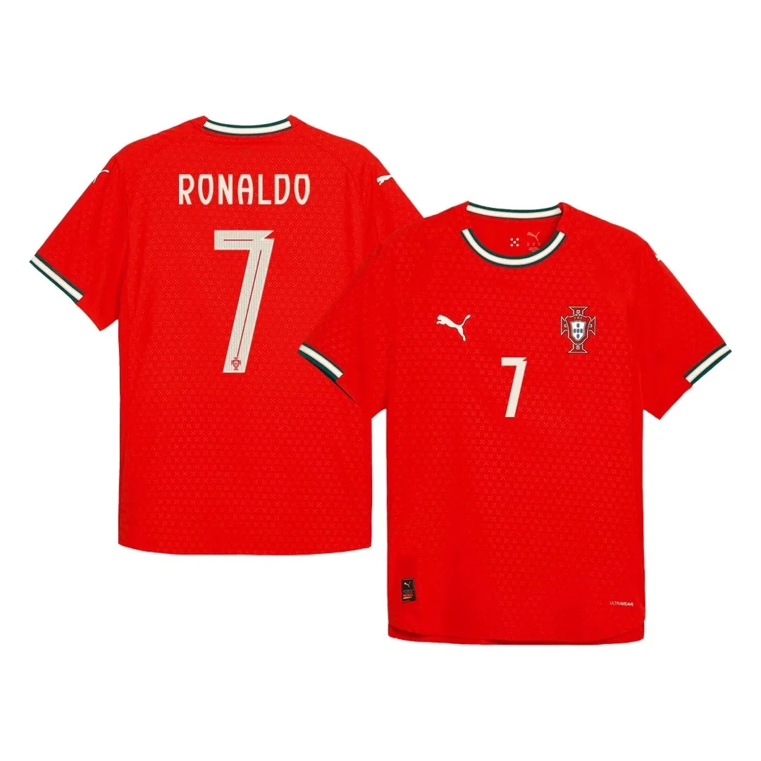 Portugal 2025 Home Jersey – Ronaldo #7 (Player Version, Authentic)