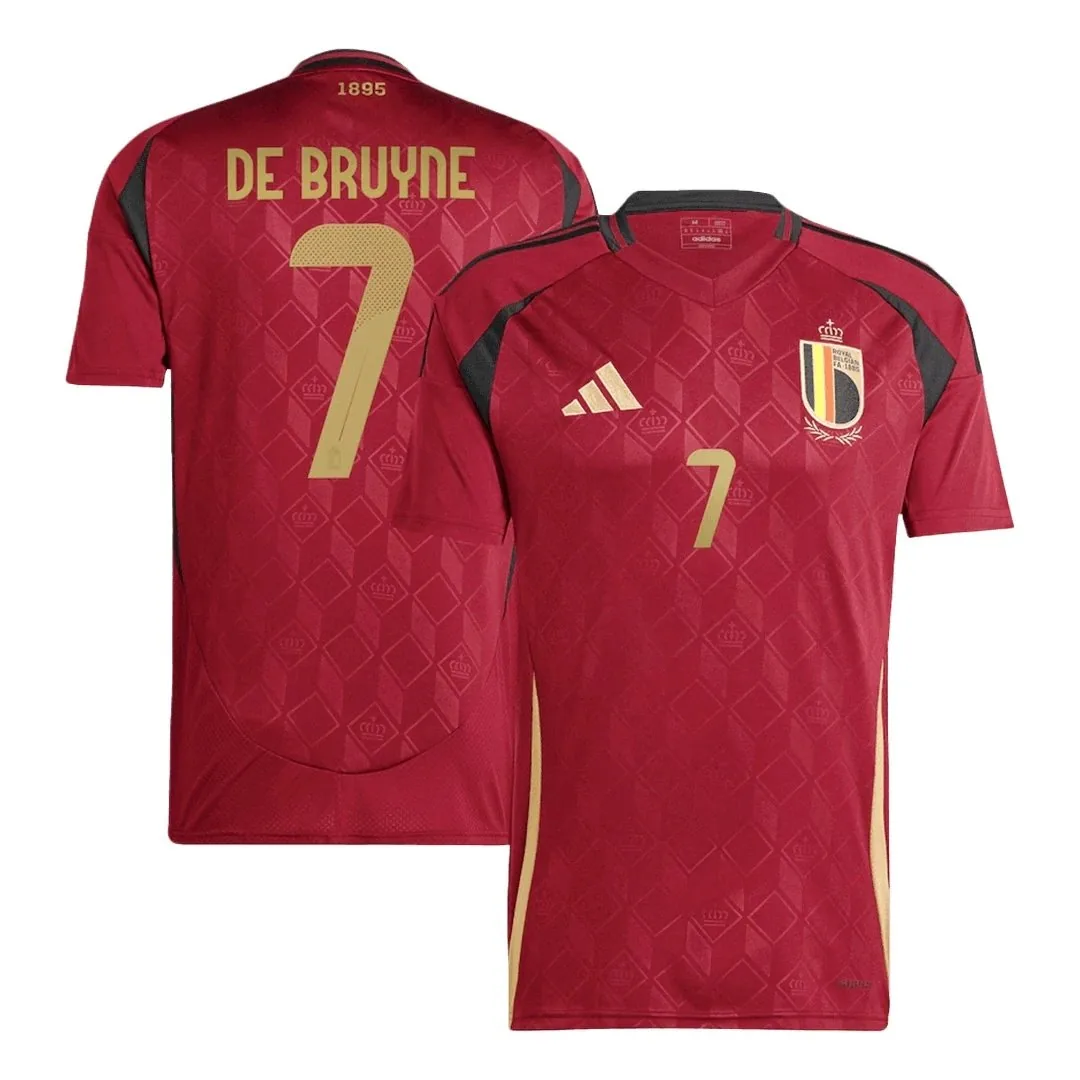 Belgium 2024 Home Jersey – De Bruyne #7