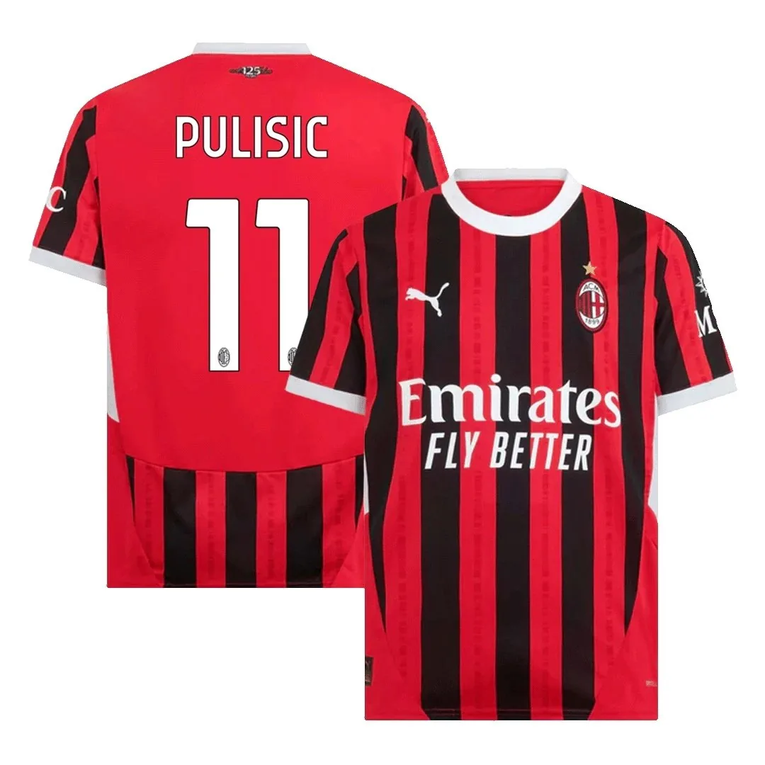 AC Milan 2024/25 Home Jersey – Pulisic #11